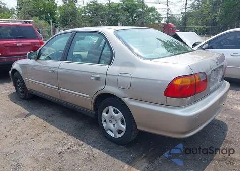 2000 Honda Civic Ex из США, поврежденный, VIN 1HGEJ8647YL033973